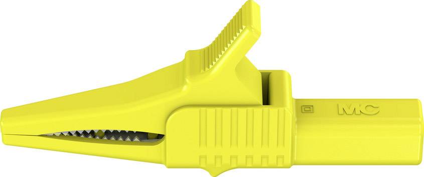 Stäubli XKK-1001 Sicherheits-Abgreifklemme CAT II Gelb