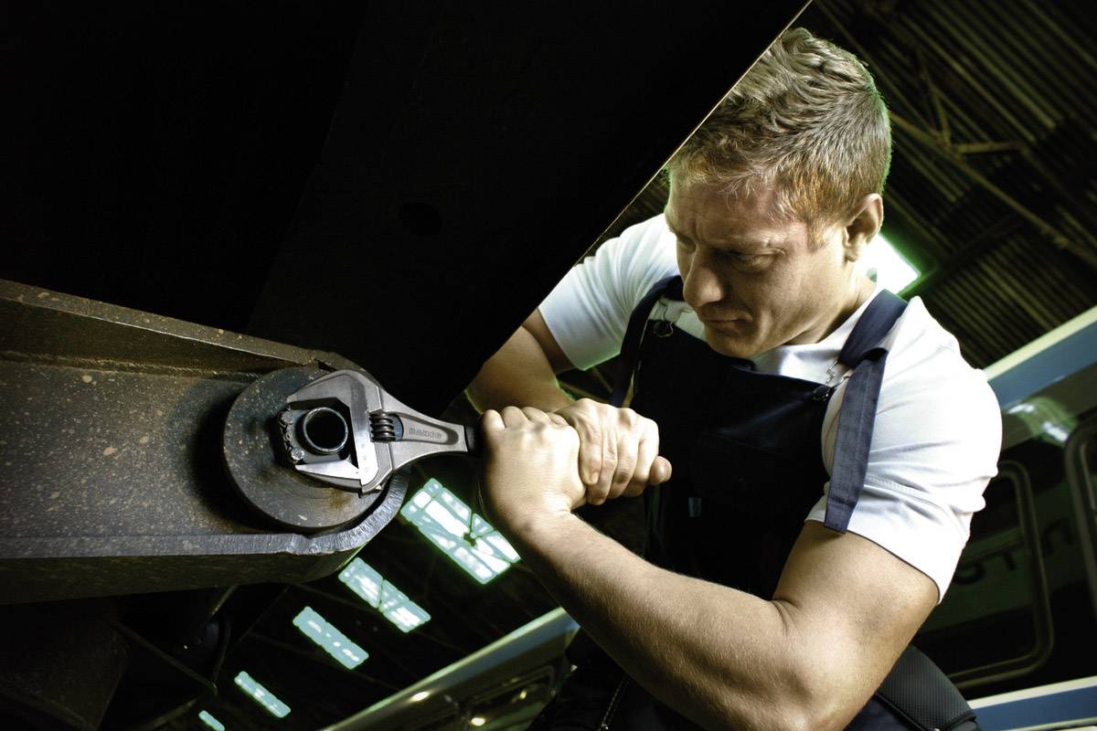 Bahco 9033 Rollgabelschlüssel Schlüsselweite (Metrisch) 38 mm