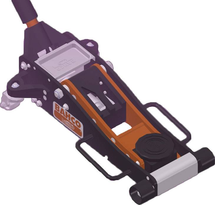 Bahco Rangierwagenheber 2.5 t Arbeitshöhe: 9.5 - 48.5 cm
