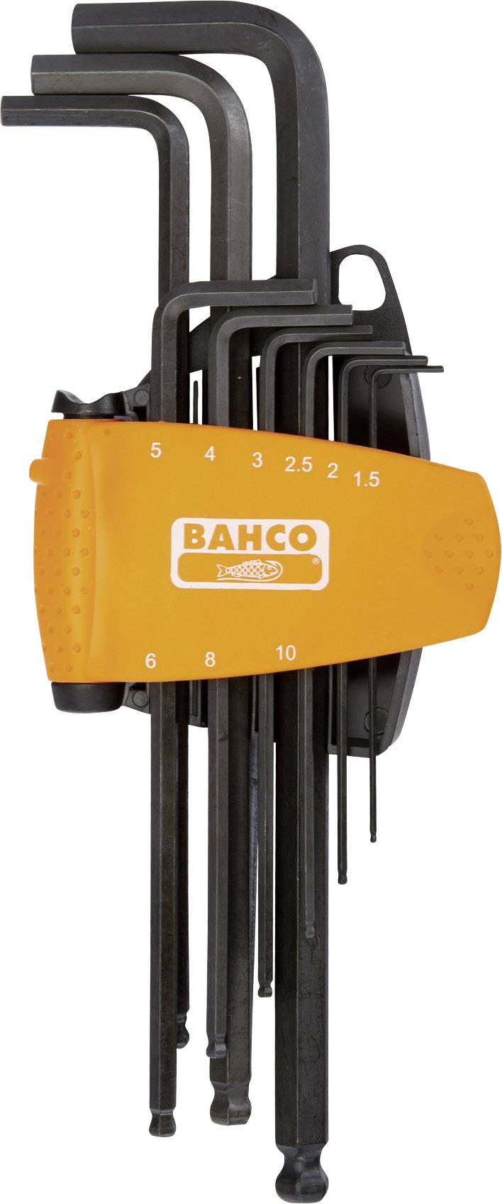 Bahco Winkelschraubendreher-Set 1.5 mm, 2 mm, 2.5 mm, 3 mm, 4 mm, 5 mm, 6 mm, 8 mm, 10mm 9teilig