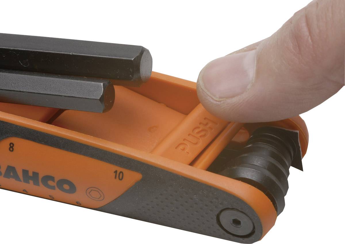 Bahco Winkelschraubendreher-Set 2.5 mm, 3 mm, 4 mm, 5 mm, 6 mm, 8 mm, 10 mm 9teilig