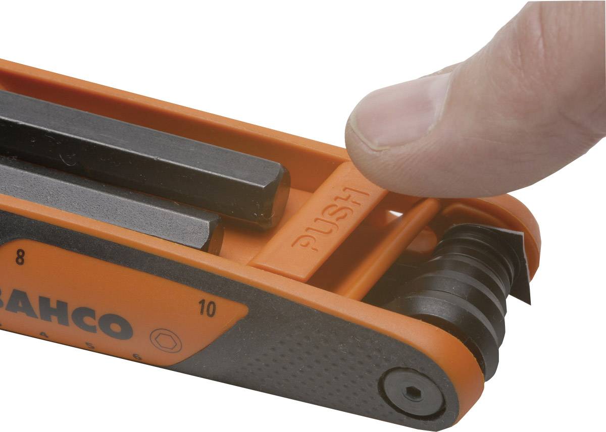 Bahco Winkelschraubendreher-Set 2.5 mm, 3 mm, 4 mm, 5 mm, 6 mm, 8 mm, 10mm 9teilig
