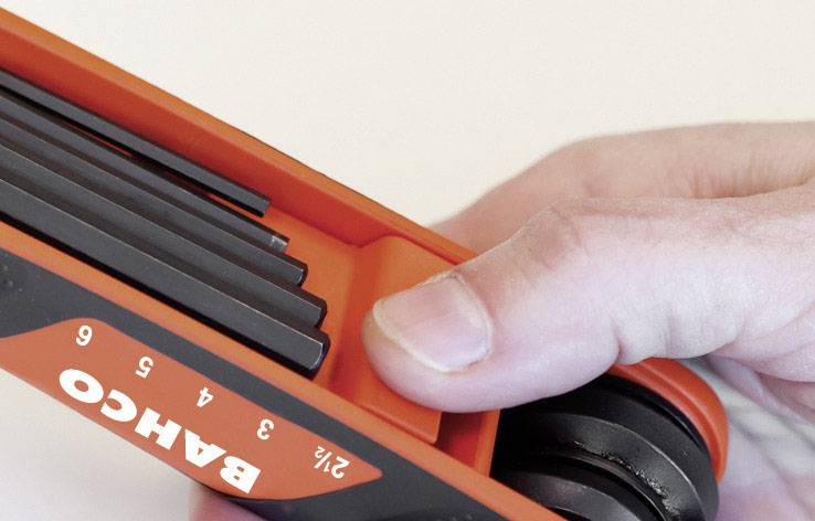 Bahco Winkelschraubendreher-Set 2.5 mm, 3 mm, 4 mm, 5 mm, 6 mm, 8 mm, 10mm 9teilig