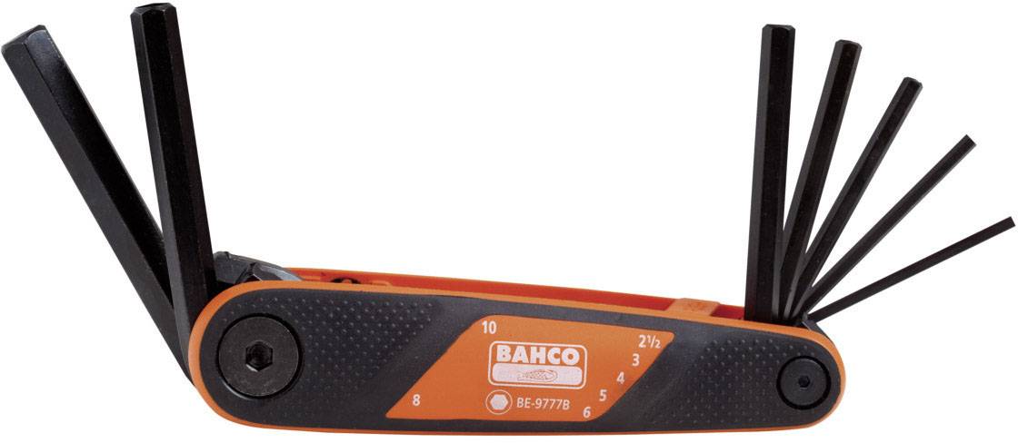 Bahco Winkelschraubendreher-Set 2.5 mm, 3 mm, 4 mm, 5 mm, 6 mm, 8 mm, 10mm 9teilig