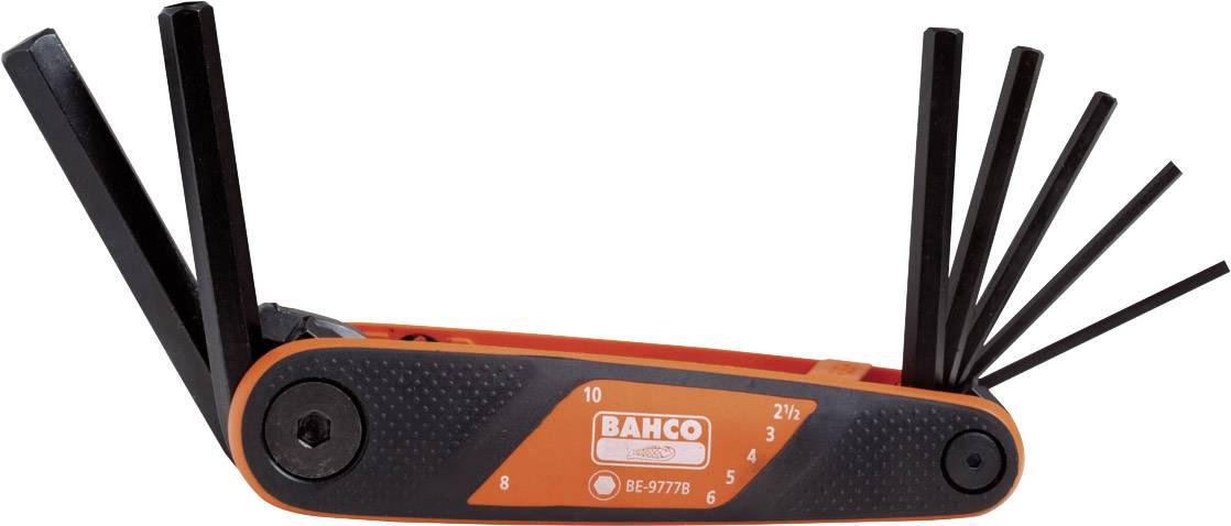 Bahco Winkelschraubendreher-Set 2.5 mm, 3 mm, 4 mm, 5 mm, 6 mm, 8 mm, 10mm 9teilig