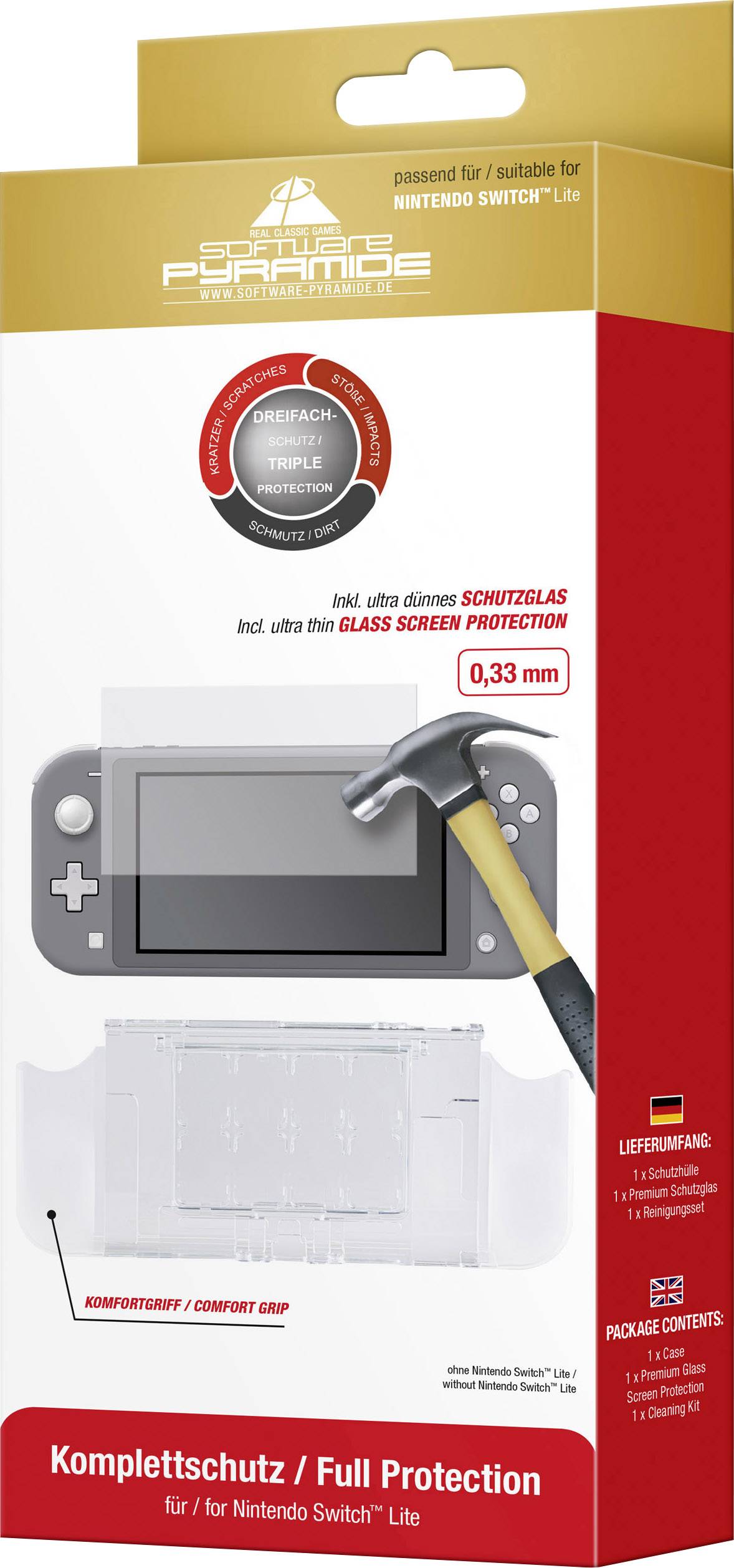 Software Pyramide Full Protection Zubehör-Set Nintendo Switch