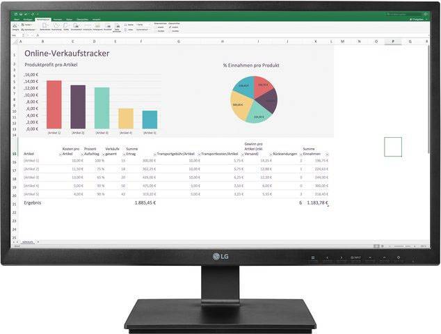 LG Electronics All-in-One Thin Client 24CK550N-3A 60.5 cm (23.8 Zoll) Full HD AMD Prairie Falcon GX-212JJ 4 GB RAM 32 GB SSD 24CK550N-3A.AEU