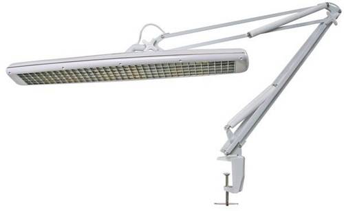 Velleman VTLAMP6 Schreibtischleuchte Leuchtstofflampe T5 42W Grau
