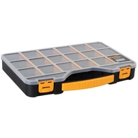 Velleman OMR18 Sortimentskasten (L x B x H) 415 x 286 x 61 mm Anzahl Fächer: 18 Inhalt 1 St. Velleman OMR18 Sortimentskasten (L x B x H) 415 x 286 x 61 mm Anzahl Fächer: 18 Inhalt 1 St.