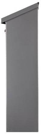 Velleman BG10003 BG10003 Briefkasten Silber Schlüsselschloss