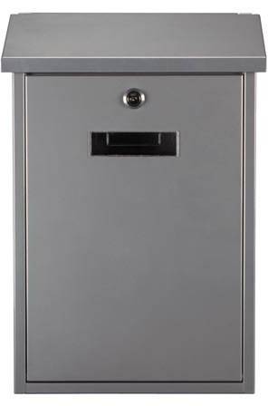 Velleman BG10003 BG10003 Briefkasten Silber Schlüsselschloss