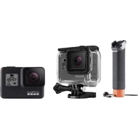 GoPro HERO 7 BLACK inkl. Super Suit und Handgriff Action Cam Full-HD, Wasserfest, Touch-Screen, 4K GoPro HERO 7 BLACK inkl. Super Suit und Handgriff Action Cam Full-HD, Wasserfest, Touch-Screen, 4K
