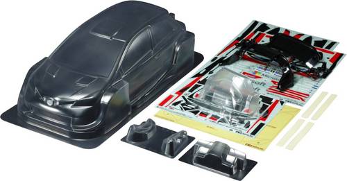 47421 1:10 Karosserie Toyota G.R. Yaris WRT / WRC Unlackiert, nicht ausgeschnitten