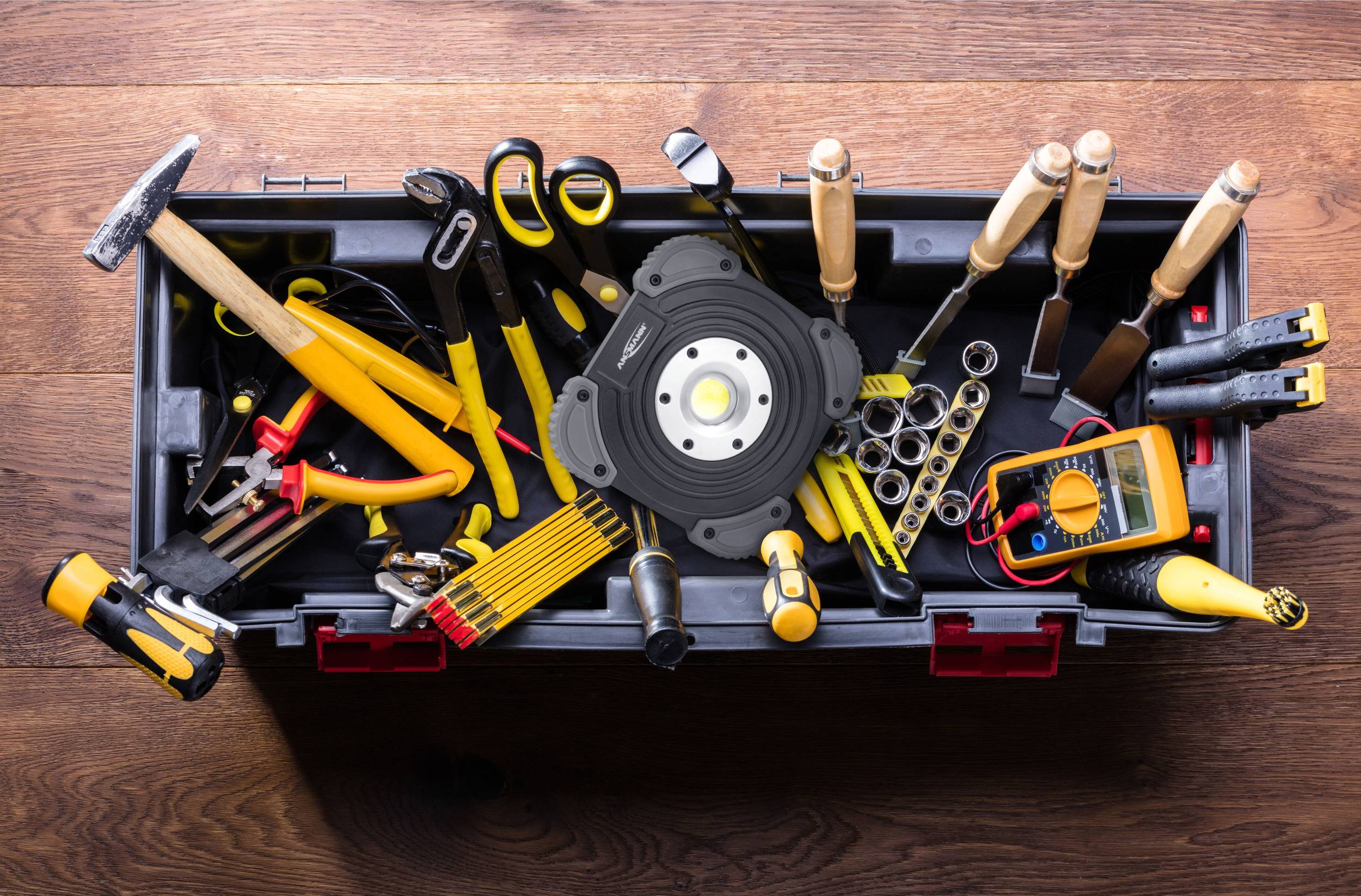 Ansmann 1600-0235 FL1400R LED Arbeitsleuchte akkubetrieben 10 W 1400 lm