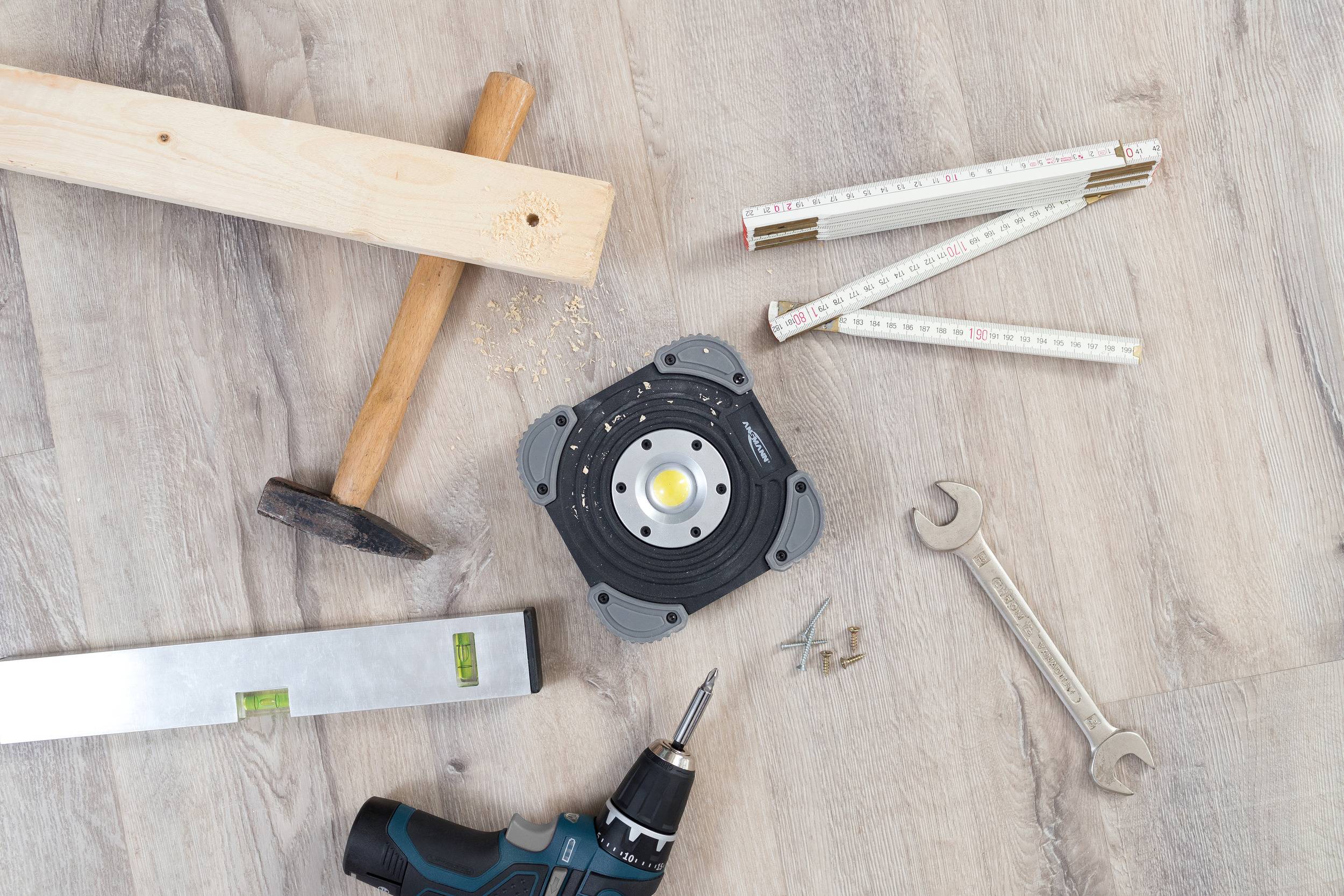 Ansmann 1600-0235 FL1400R LED Arbeitsleuchte akkubetrieben 10W 1400lm