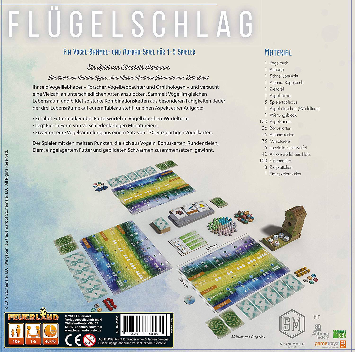Pegasus Spiele FEU63558 Flügelschlag