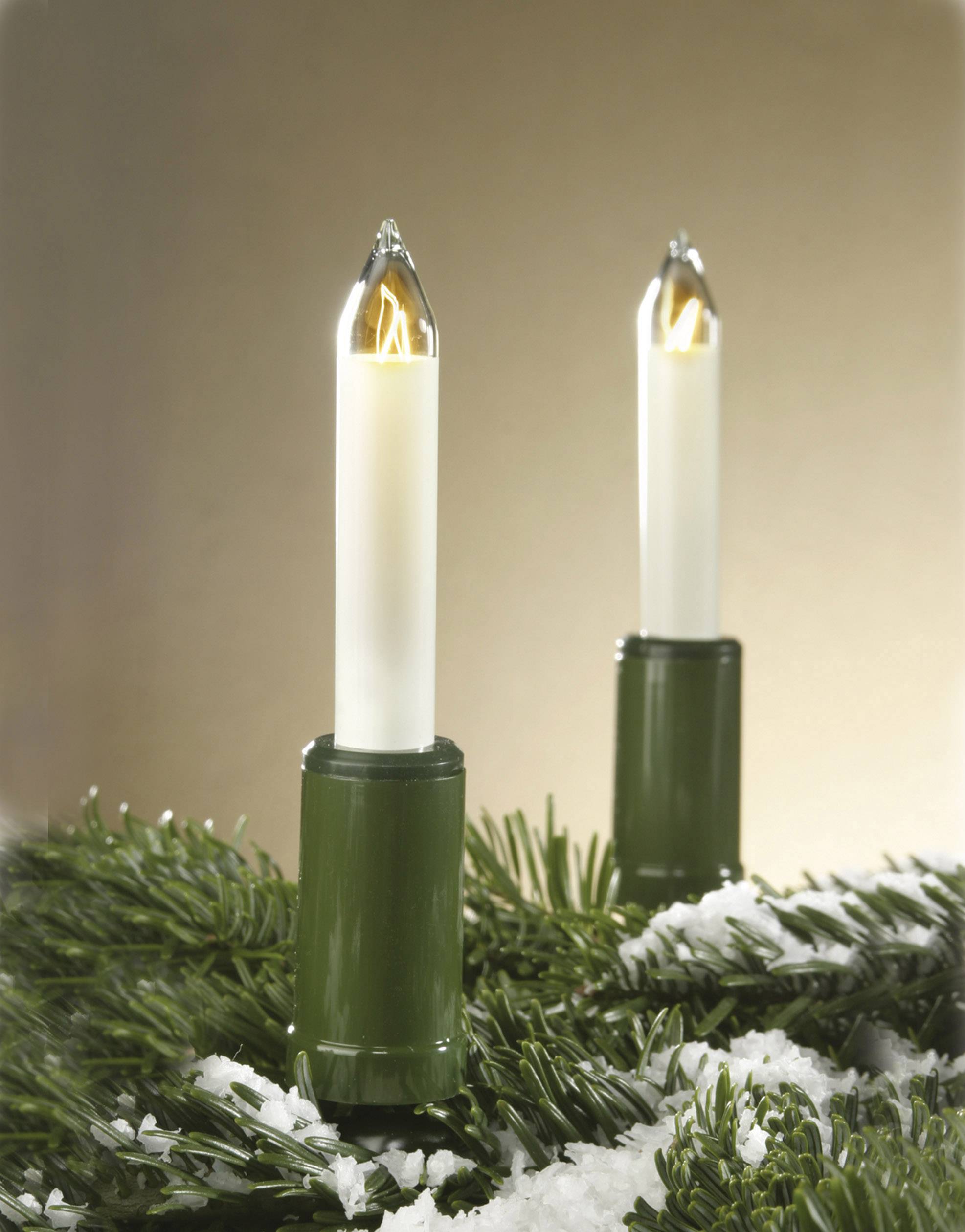 Hellum 845006 Weihnachtsbaum-Beleuchtung Außen netzbetrieben Anzahl Leuchtmittel 15 Glühlampe Bernstein Beleuchtete Länge: 11.2 m