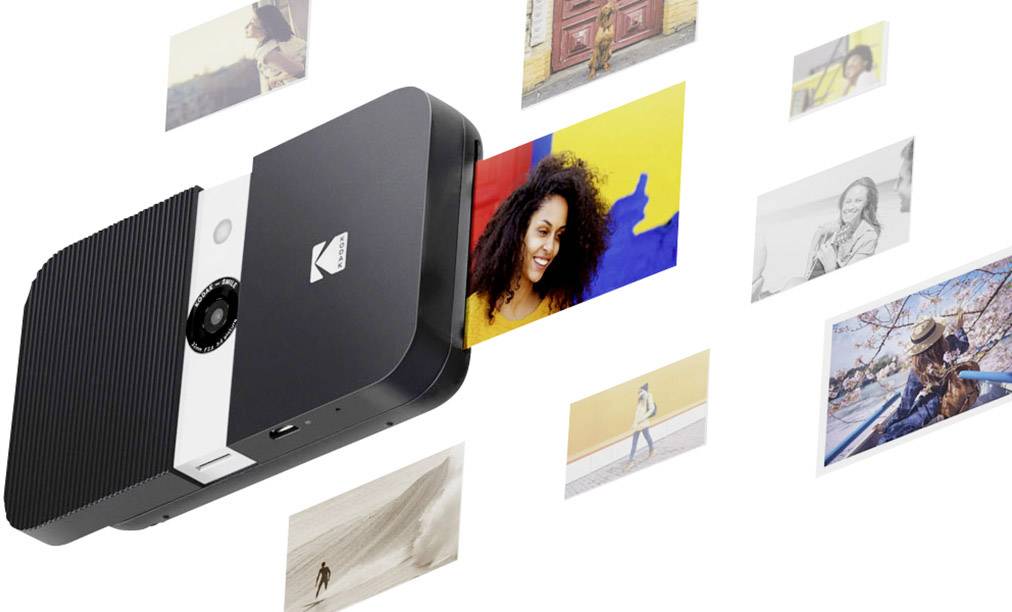 Kodak SMILE Sofortbildkamera 10 Megapixel Schwarz, Weiß