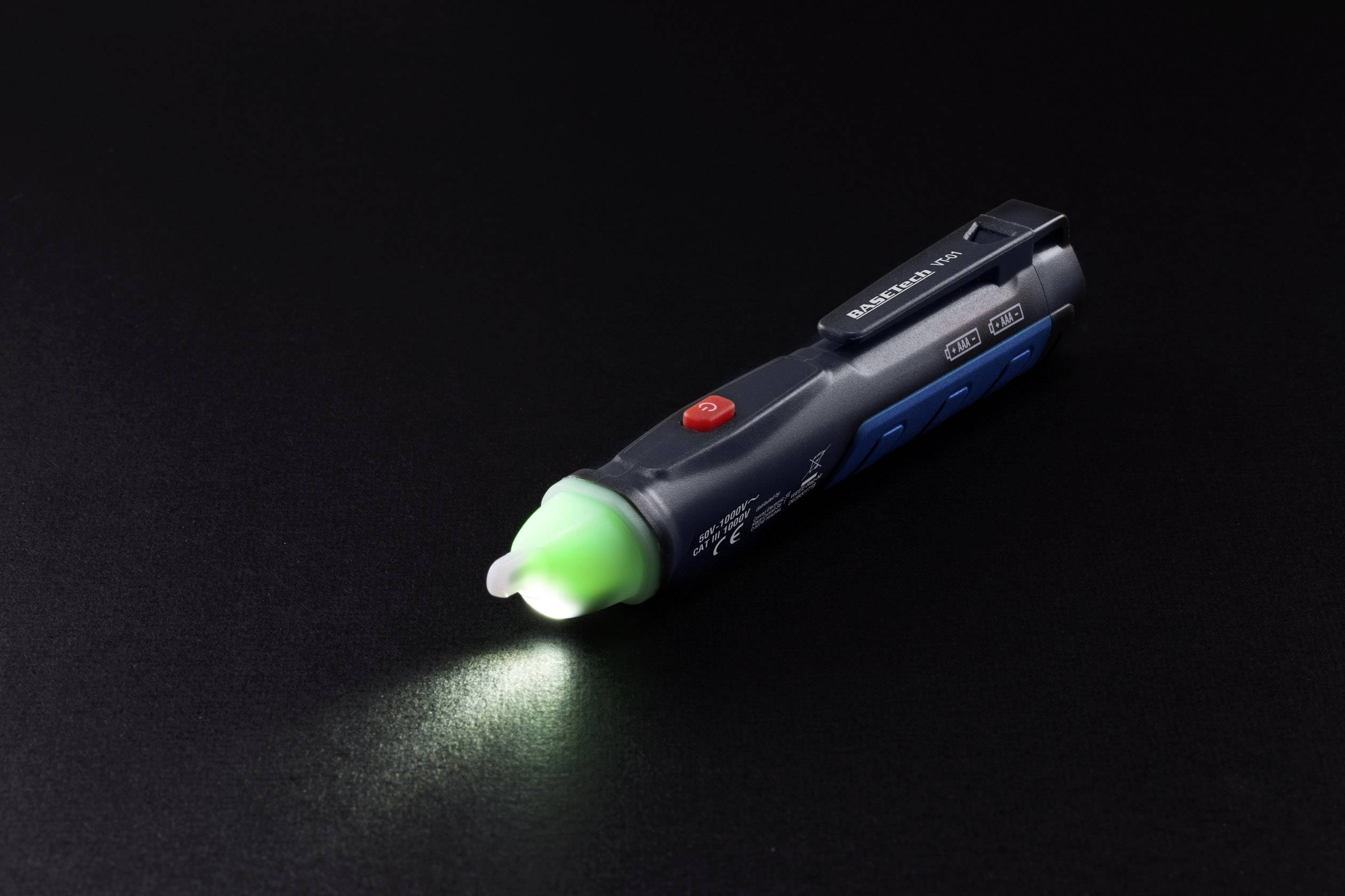 Basetech VT-01 Berührungsloser Spannungsprüfer CAT III 1000 V LED