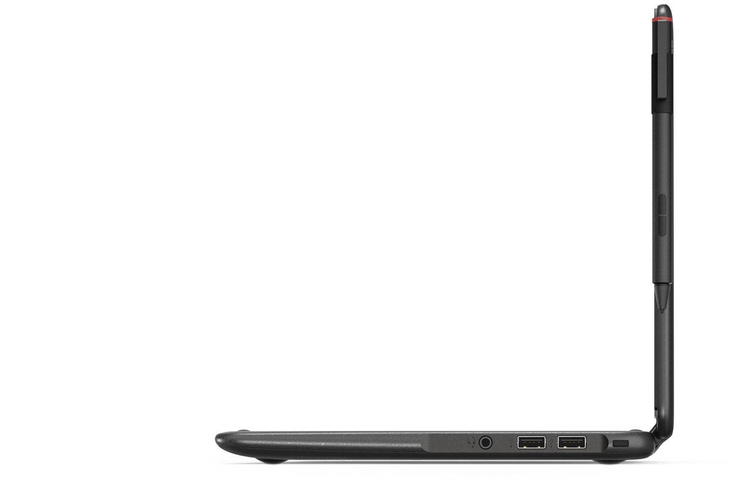 Lenovo 300e 29.5cm (11.6 Zoll) Notebook Intel® Pentium® Silver N5000 4GB 128GB eMMC Intel UHD Graphics 605 Windows® 10 Pro Schwarz