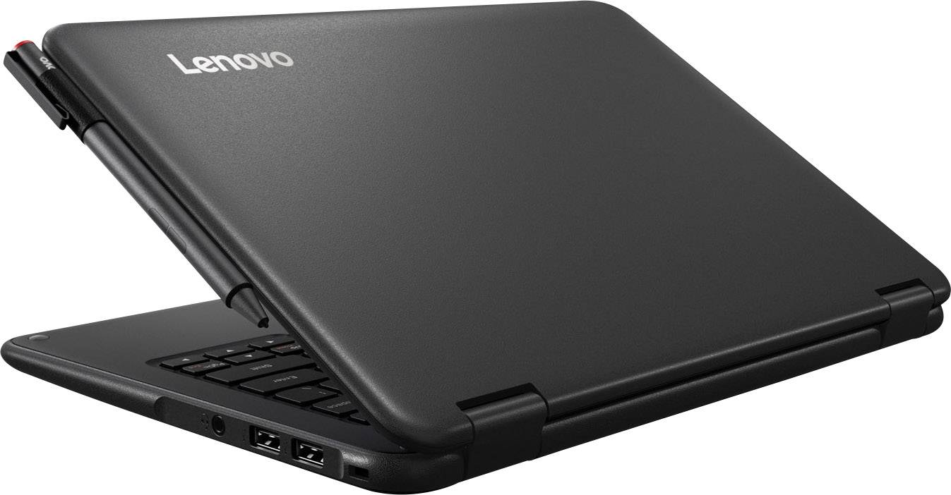 Lenovo 300e 29.5cm (11.6 Zoll) Notebook Intel® Pentium® Silver N5000 4GB 128GB eMMC Intel UHD Graphics 605 Windows® 10 Pro Schwarz