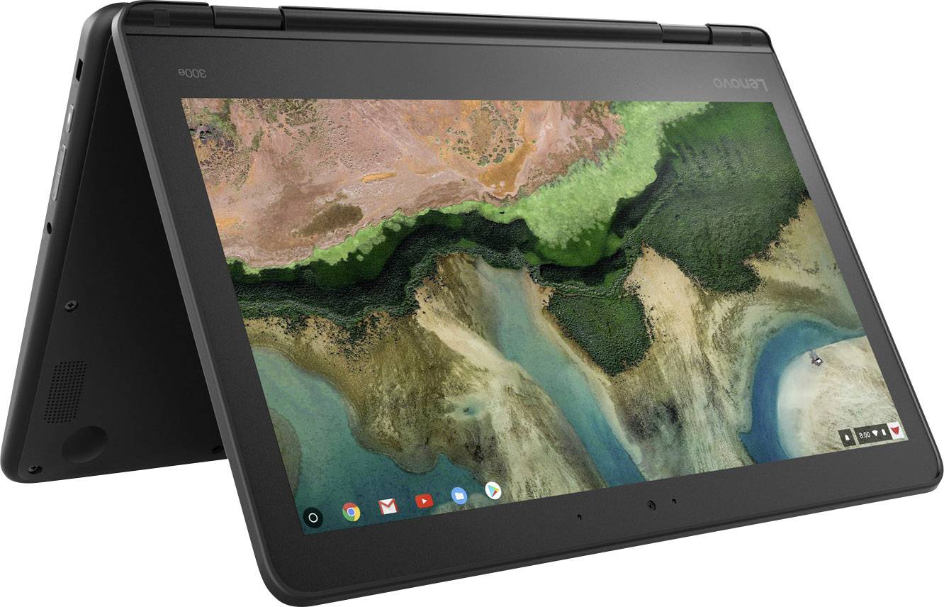 Lenovo 300e 29.5cm (11.6 Zoll) Chromebook MediaTek MTK 8173C 4GB 32GB eMMC Google Chrome OS Schwarz