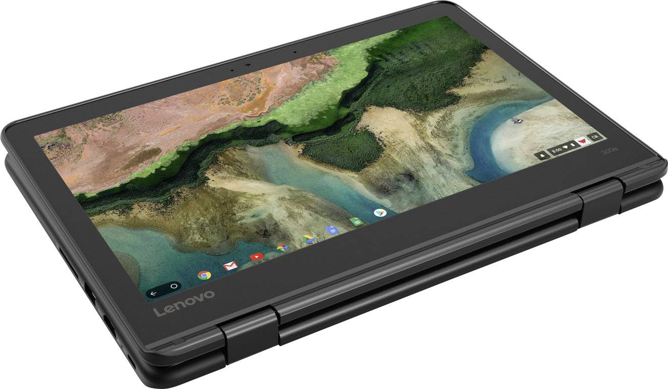Lenovo 300e 29.5cm (11.6 Zoll) Chromebook MediaTek MTK 8173C 4GB 32GB eMMC Google Chrome OS Schwarz