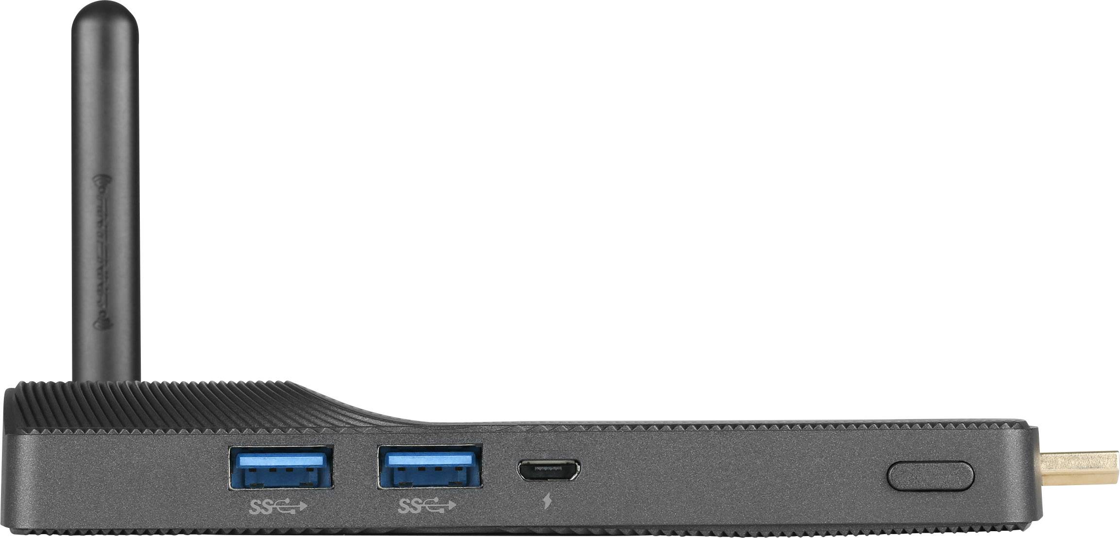 CSL Computer PC on a Stick Ultra HD v2 Mini PC Intel Celeron J4105 (4 x 1.5GHz / max. 2.5GHz) 4GB RAM 64GB eMMC Win 10 Pro