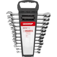 Gedore RED 3300850 R07105012 Ring-Maulschlüssel-Satz 12teilig Schlüsselweite (Metrisch) 07 - 29mm Gedore RED 3300850 R07105012 Ring-Maulschlüssel-Satz 12teilig Schlüsselweite (Metrisch) 07 - 29mm