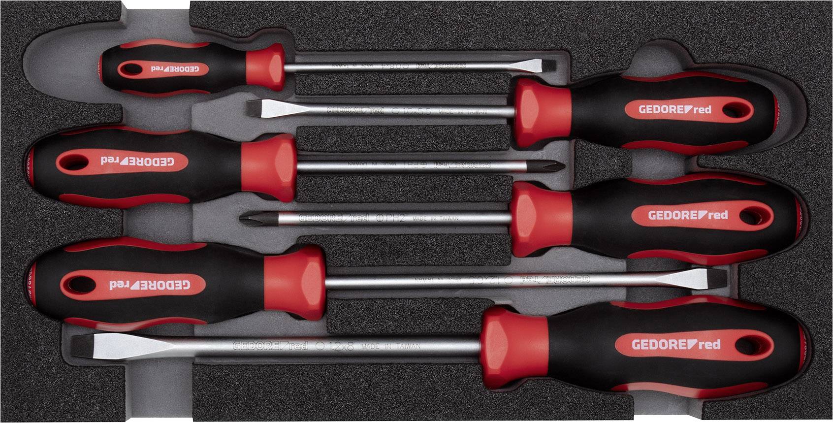 Gedore RED R22150013 Schraubendreher-Set 6teilig