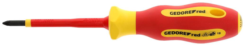 Gedore RED R39300115 3301406 VDE Kreuzschlitz-Schraubendreher
