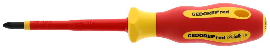 Gedore RED R39300219 3301407 VDE Kreuzschlitz-Schraubendreher