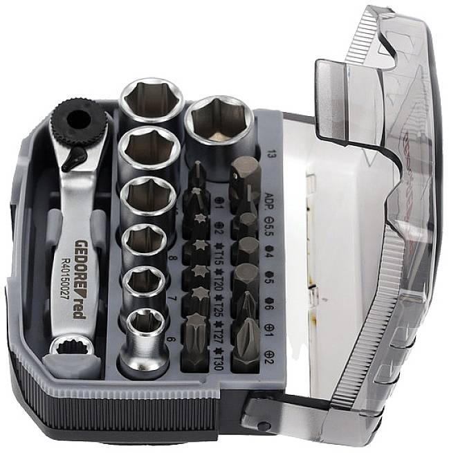 Gedore RED R49005023 Steckschlüssel-Bit-Einsatz 23teilig 3300026