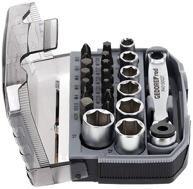 Gedore RED R49005023 Steckschlüssel-Bit-Einsatz 23teilig 3300026