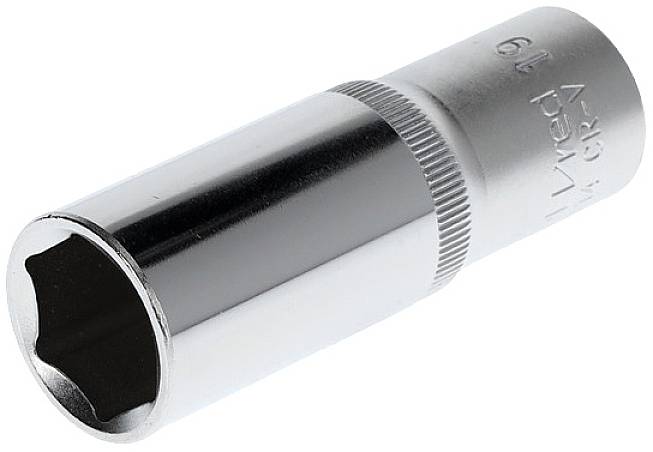 Gedore red Steckschlüsseleinsatz - Antriebsvierkant 1/2 '' - Abtrieb 6-kant - Schlüsselweite 19 mm - Einsatz-Ø 27 mm - Einsatz-Ø 24 mm - Preis per