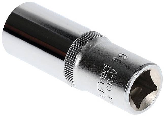 Gedore red Steckschlüsseleinsatz - Antriebsvierkant 1/2 '' - Abtrieb 6-kant - Schlüsselweite 19 mm - Einsatz-Ø 27 mm - Einsatz-Ø 24 mm - Preis per