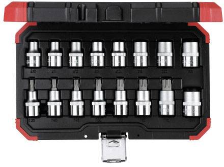 Gedore RED R68003016 Steckschlüsseleinsatz-Set 16teilig 3300009
