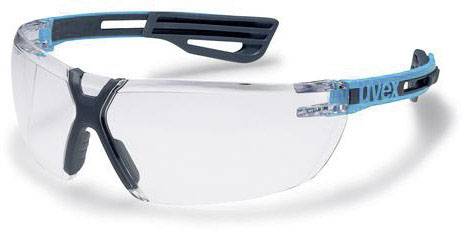 uvex x-fit pro 9199245 Schutzbrille inkl. UV-Schutz Blau, Anthrazit