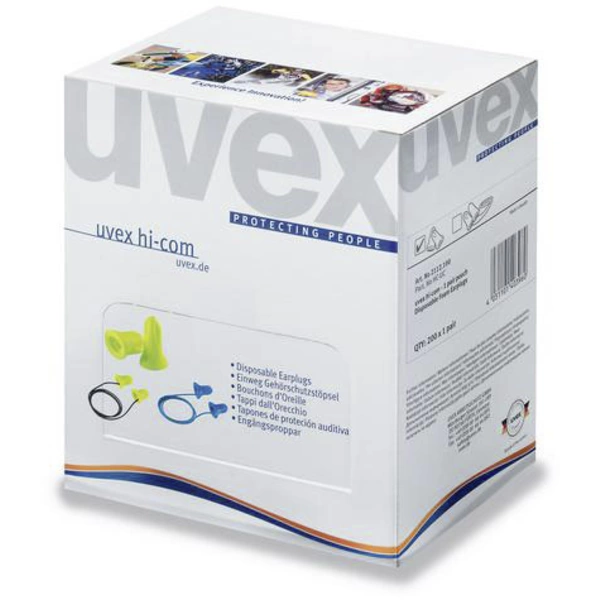 Uvex 2112095hi-com Mini Gehörschutzstöpsel 24 dB einweg 100 Paar Uvex 2112095hi-com Mini Gehörschutzstöpsel 24 dB einweg 100 Paar