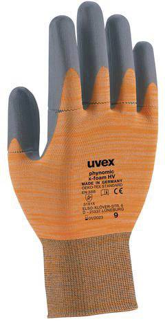 Uvex 6005410 phynomic x-foam HV Arbeitshandschuh Größe (Handschuhe): 10 EN 388 1 Paar