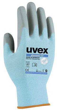 Uvex phynomic C3 6008009 Schnittschutzhandschuh Größe (Handschuhe): 9 EN 388 1 Paar