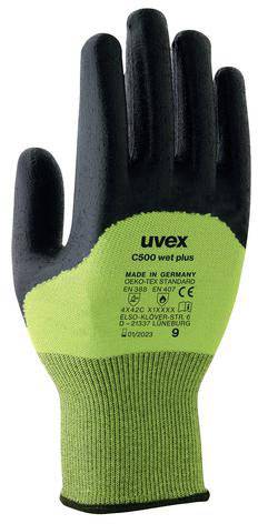 Uvex C500 wet plus 6049608 Schnittschutzhandschuh Größe (Handschuhe): 8 EN 388 1 Paar