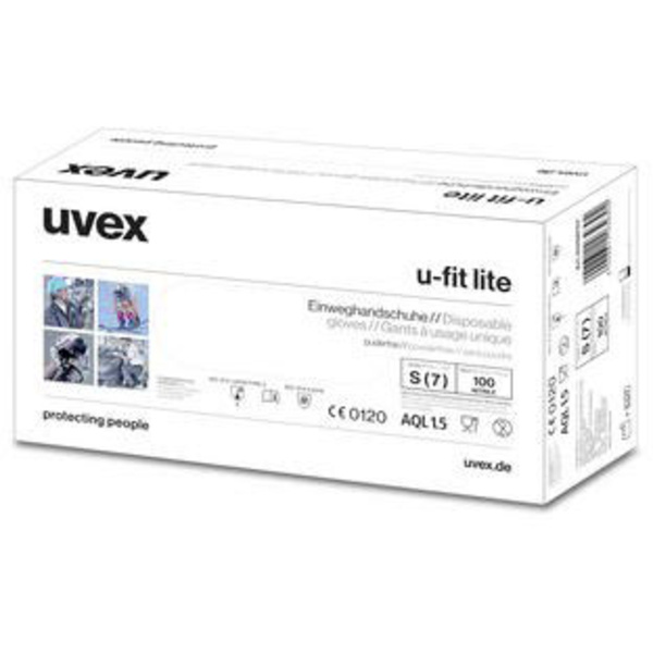 Uvex u-fit lite 6059709 100 St. Einweghandschuh Größe (Handschuhe): L EN 374