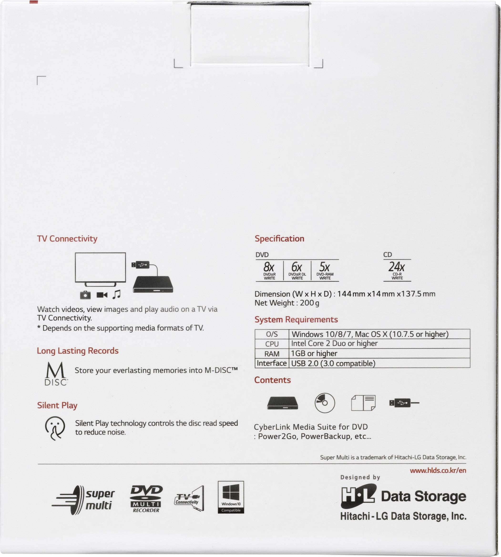 DVD RW LG GP60NB60 - USB