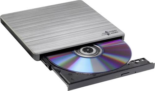 HL Data Storage GP60 DVD Brenner Extern Retail USB 2.0 Silber  - Onlineshop Voelkner