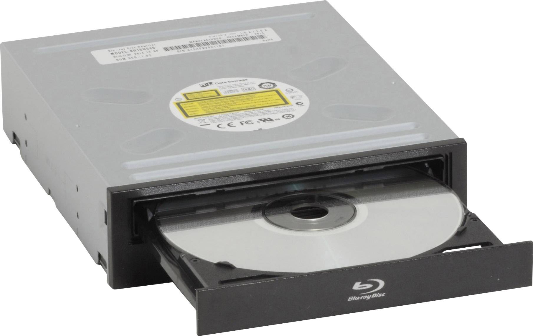 HL Data Storage BH16 DVD-Brenner Intern Bulk SATA Schwarz