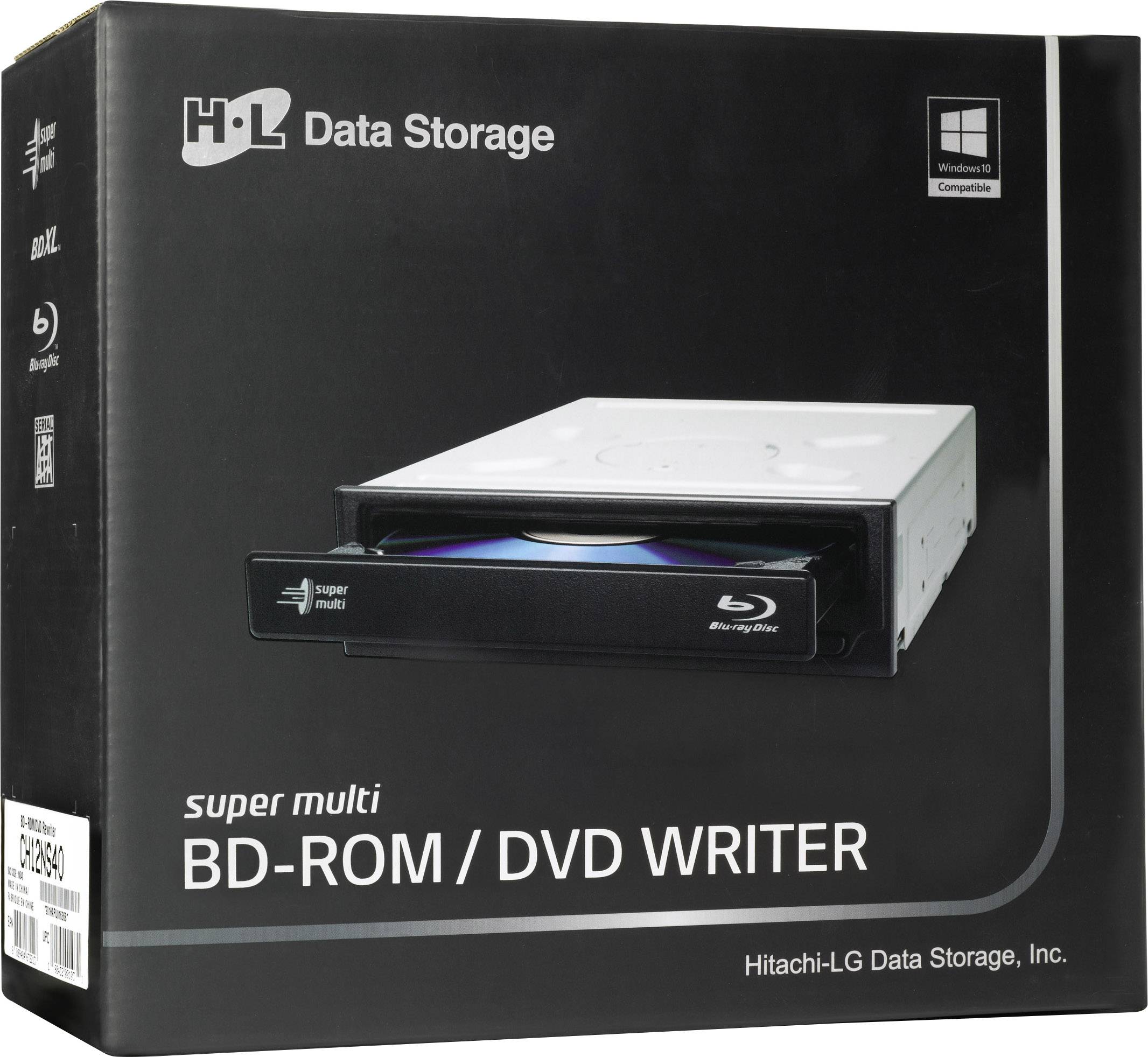 HL Data Storage CH12 Blu-ray Laufwerk Intern Retail SATA Schwarz