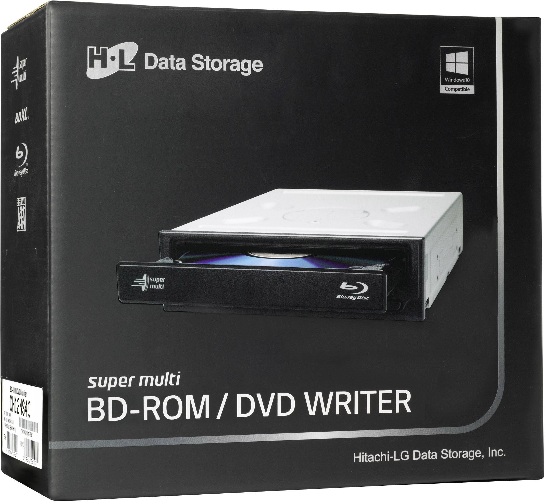 HL Data Storage CH12 Blu-ray Laufwerk Intern Retail SATA Schwarz