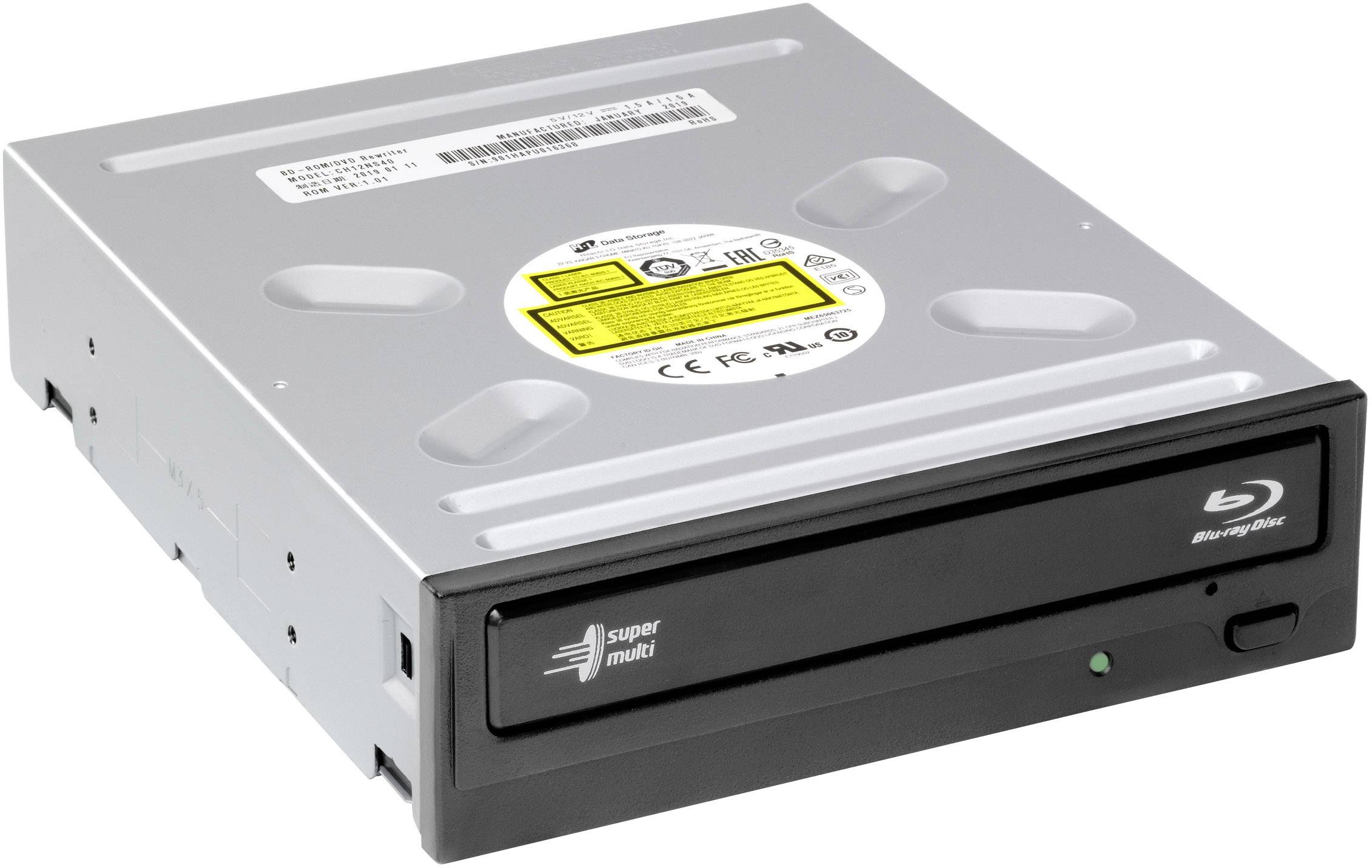 HL Data Storage CH12 Blu-ray Laufwerk Intern Retail SATA Schwarz