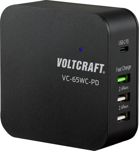 VOLTCRAFT VC-65WC-PD VC-65WC-PD USB-Ladestation 4 x